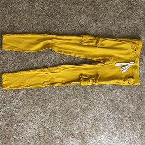 yellow pants